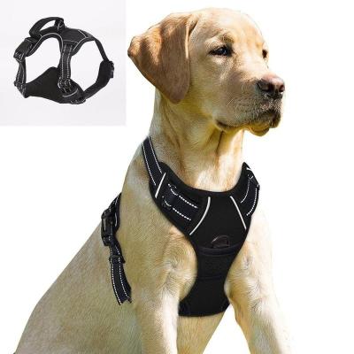 China Wholesale Mesh Dog Harness New Metal Dog Harness Reflective Chain Dog Harness for sale