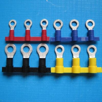 China Free Samples of Nylon Pre-insulated Copper Ring Terminal in Chain for sale