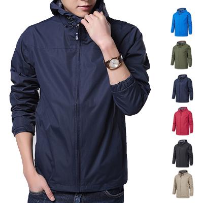 China Custom Mens Reflective Polyester Anorak Jacket QUICK DRY for sale