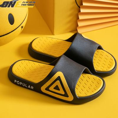 China Cushioning 2020 new slippers men summer lovers can wear non-slip thick soles wear fashion slippers women's wearable shoes for sale