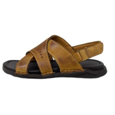 China Thermal Hot Sale Leather Men's Beach Sandals for sale