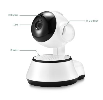 China Cheapest NIGHT VISION 720P Q6S V380 Pro Wireless Security WiFi CCTV IP PTZ Human Auto Tracking Camera for sale