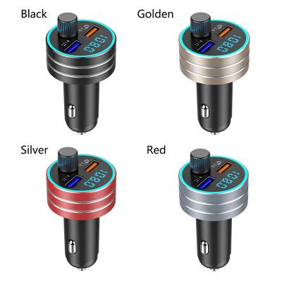 China Wireless FM Transmitter Car BT Car Kit Mp 3 Player Handsfree Fm Transmitter With Dual Usb Charger for sale