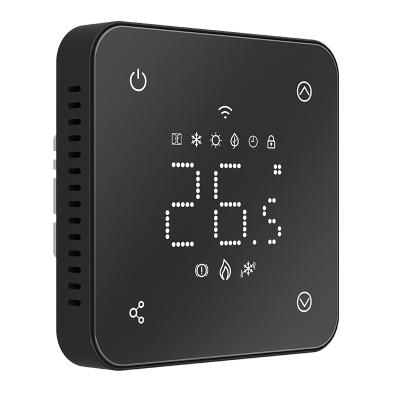 China Modern Digital Wired Room Programmable Thermostat For Electric Heating System for sale