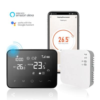 China Modern Weekly Programming Digital Large Screen Wireless Room Thermostat for sale