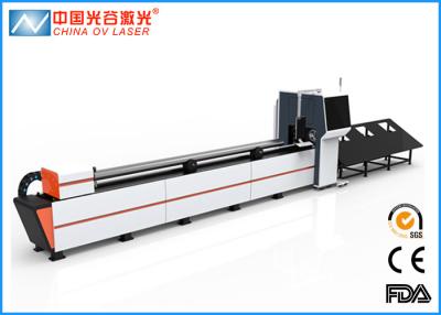 China Edelstahl-Taillen-runde automatische Rohr-Schneidemaschine mit Faser 1000watt zu verkaufen