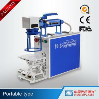 China het Type van 20W 30W 50W Handbediende Vezellaser die Machine voor Juwelen merken Te koop