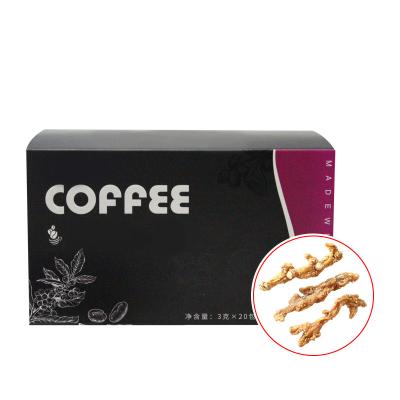 China Hot-selling Factory Normal Customized Chinese Herbal Pure Natural Extract Arabica Beans Instant Coffee Powder Men's Diet Coffee Coffee for sale