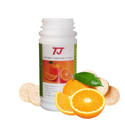 China Natural Vitamin C Supplement Tablet Health Care Nutrition Supplement Tablet Orange Pill For Convenient Drink for sale