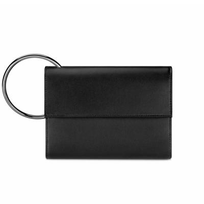 China Black Wholesale Vegan Design Factory High Quality Bag Leather Clutch Bags for sale