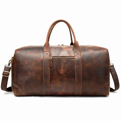 China New Leather Travel Fashion Large Capacity Retro Men's Messenger Luggags Bag for sale