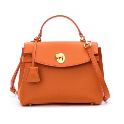 China Other 2021 ladies handbag genuine saffiano leather bag candy color single shoulder bag for women for sale