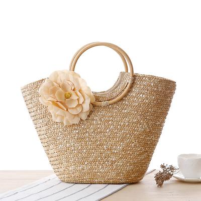 China Lady Welcome China Factory Straw Rattan Woven Bag Used in Tropical Beach Bag High Capacity for sale