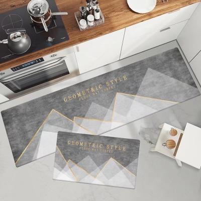 China Home Decoration Washable Water Absorbent Anti-fatigue Comfort Non Slip Kitchen Mat for sale