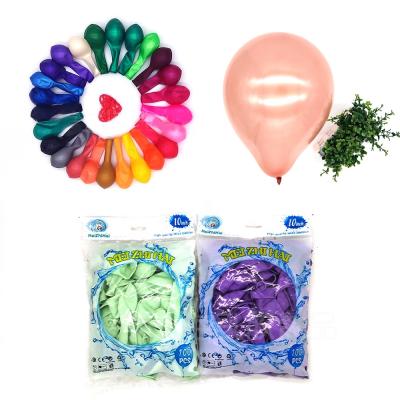 China Foil 100 Pcs/pack of 10 inch pearl color latex balloon balloons for birthday wedding party decoration balloons for sale