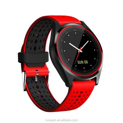 China 2021 Wholesale V8 Android Smart Watch IPS Touch Screen Auto Focus Factory Sport Smart Watch for sale