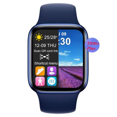 China 2021 Auto Focus Hot Selling Smart Watch T500+ PLUS 1.75 Full Screen IP67 Smartwatch BT Call Waterproof Smart Watch for sale