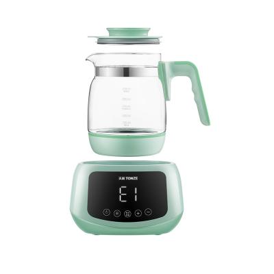 China Baby Feeding Thermostat Constant Temperature Water Warmer Glass 360 Degree Muli-function Rotation Bottom Electric Kettle for sale