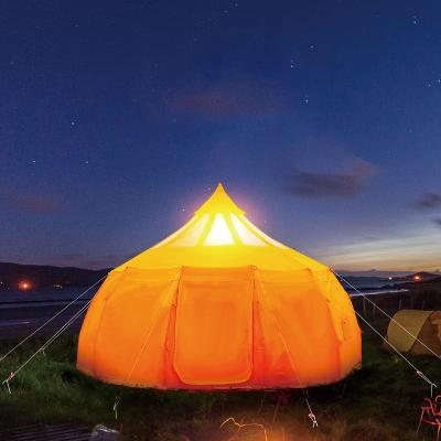 China Outdoor glamping tent luxury hotel dome camping tent portable waterproof UV shelter folding teepee protection for sale