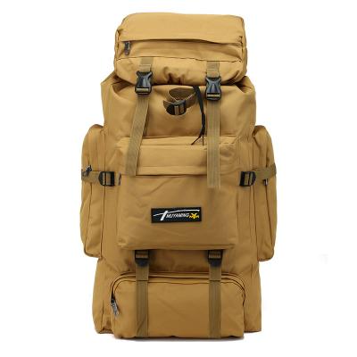 China High Quality Large Capacity Canvas Outdoor Waterproof Camouflage Hiking Rucksack Hunting Military Tactical Rucksack for sale