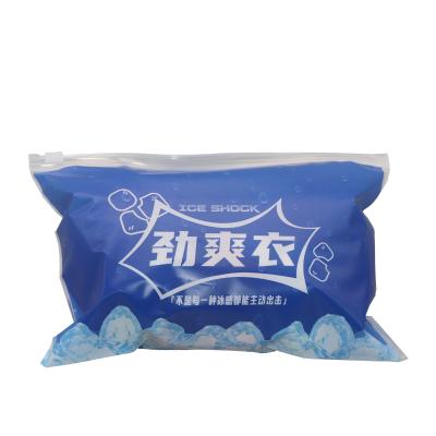 China Harmless Repeated Use 25cm*17cm Non-Toxic ANTISTATIC Ready To Ship EVA Frosted Zipper Bag For Stockings for sale