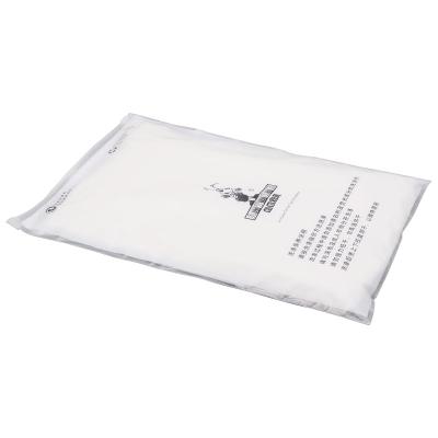 China Repeated Use 18cm*20cm ANTISTATIC Degradable Eco Friendly EVA Frosted Zipper Bag For Bath Towel for sale