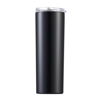 China Wholesale 20oz Stainless Steel Tumbler Home Travel Office Sustainable Lean Water Bottle With Lid Straw for sale