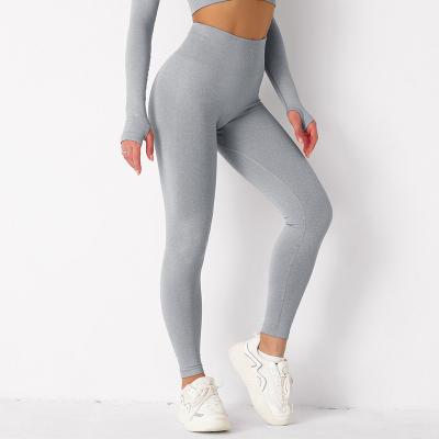 China Wholesale Breathable Women Fitness Sports Leggings Tummy Control Workout Gym Yoga Soft Stretch Pants for sale