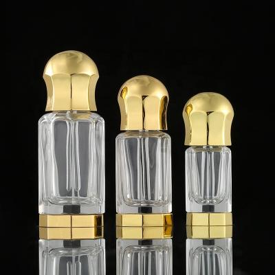 China CJ-New 3ml 6ml 12ml Attar Europe Luxury Glass Empty Perfume Bottles For Oud Essential Oil For Sale for sale