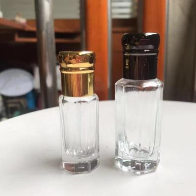 China CJ- Round Zamac Cap Design 3ml 6ml 12ml Glass Essential Oil Fragrance Attar Recyclable Fancy Bottles New for sale