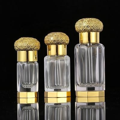 China CJ-Fancy 3ml 6ml 12ml Attar Oud Arabic Decorative Glass Perfume Bottle From Europe With Zinc Allop Cap for sale