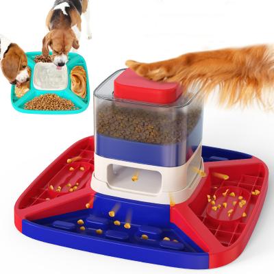 China New automatic interactive puzzle toy box luxury slow pet cat and dog amusement smart driver for sale