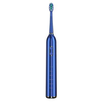 China Sonic Electric Toothbrush OEM Adult Rechargeable Custom Tooth Care Waterproof 2 Heads Return and Replacement About 5 Hours IPX 7 1200mAh for sale