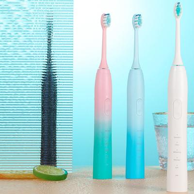 China OEM Good Quality IPX7 Travel Fashion Toothbrush OEM Waterproof Sonic Adult Replacement Head Electric Toothbrush With 1200mAh Head for sale