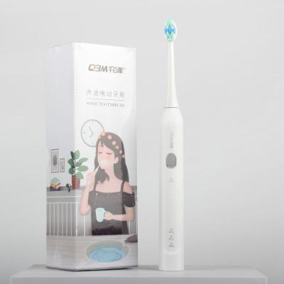 China Sonic Electric Toothbrush Adult Brush 4 Mode USB Charger Rechargeable Toothbrush Replacement Heads Set 600mAh for sale