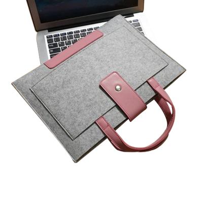 China Low Price Unisex High Quality Compartment Neoprene Briefcase Felt Laptop Bag / Sleeve / Case for sale