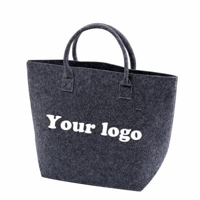 China Factory Price Large Capacity Fully Protective / Eco - Friendly Felt Shopping Bag For Women for sale