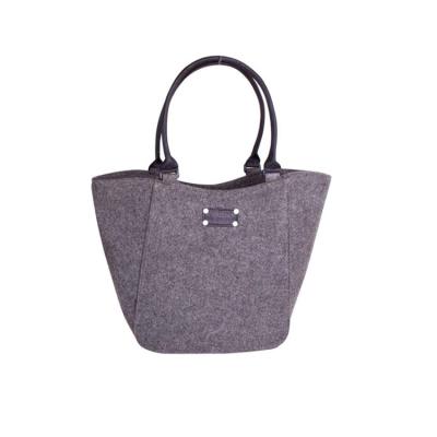 China Factory Sale High Quality Durable Straw Towel Felt Beach Bag for sale