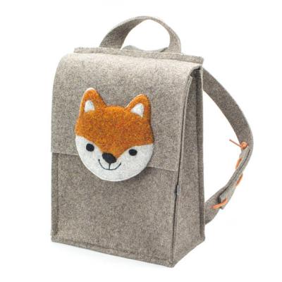 China Wholesale Anti Theft Light Weight Cute Felt Backpack For Kids for sale