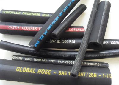 China EN 853 1SN High Pressure Hydraulic Hose with Single Steel Wire Reinforcement for sale