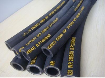 China Flexible Hydraulic Hose for Loader , Hydraulic Hose assembly With Fitting for sale