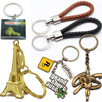 China Wholesale Metal Logo Key Chain Ring Souvenir Custom 3D Metal Promotion Key Cheap Custom Key Chain Manufacturers for sale