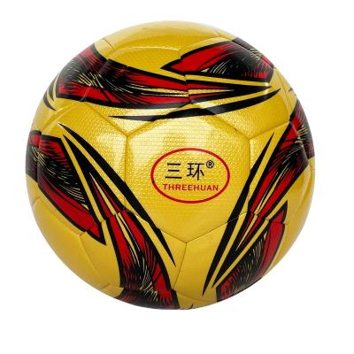 China High Quality PU PVC Leather Machine Bonded Weight Standard Size Official Soccer Ball for sale