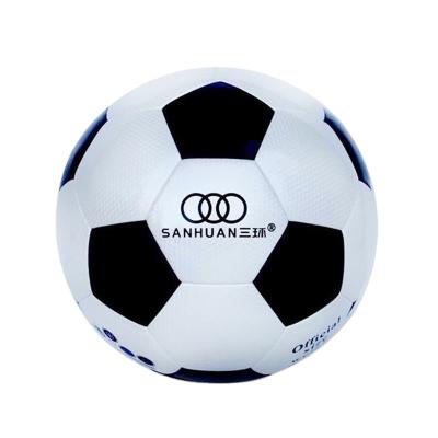 China Professional PU Custom Logo Machine Bonded PU PVC Soccer Ball For Training for sale