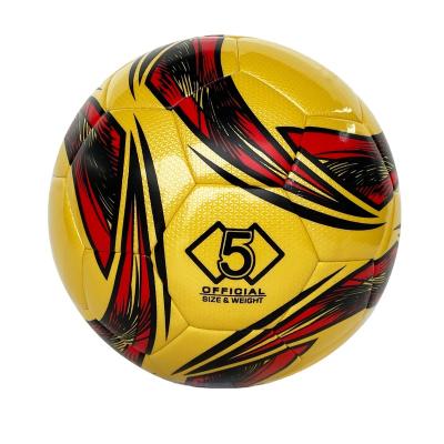 China Sanhuan manufacturer direct selling brand machine leather high quality soccer ball for sale