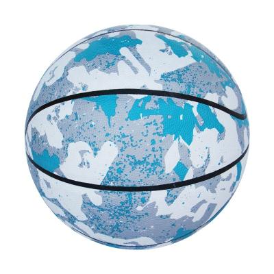 China New Design Paper Size 7 Microfiber Leather 6 5 Gray Basketball Ball Compound Wear Resistant for sale