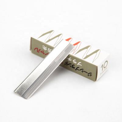 China Matgicol Safe Single Edge Razor Blade Stainless Steel Disposable Wavy Blade for sale