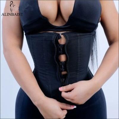 China Women Body Shaper Back Support Neoprene Weight Loss Belly Breathable Sauna Sweat Corset Belt Waist Trainer for sale