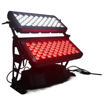 China Stage Party Waterproof 120leds*10W Professional RGBW 4in1 Led City Color Light Wall Washer Light For Stage Party for sale