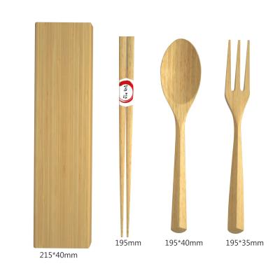 China Sustainable Portable And Eco-Friendly Wooden Reusable Cutlery Set For Travel Picnic for sale